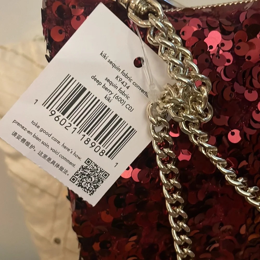 Kate Spade New York Kiki Deep Berry Convertible Crossbody.NWT🔺FIRM🔺 - Picture 3 of 15